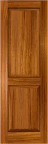 Raised  Panel  Hatteras  Teak  Shutters